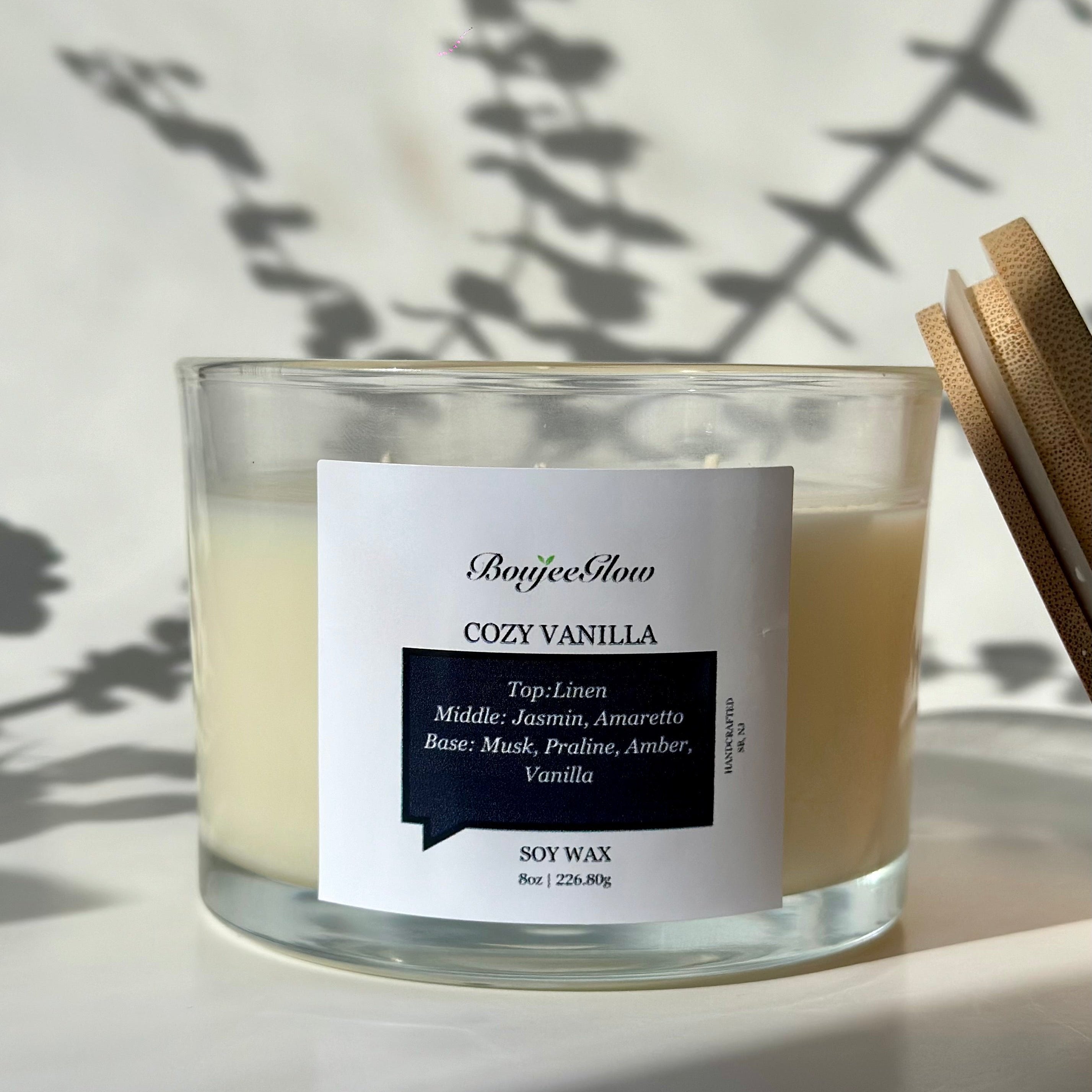 soy エッセンシャルVクリーム＆クレンジングジェル各3本 3 wick | All-Natural Soy Candle | Clean Burning & Non-Toxic